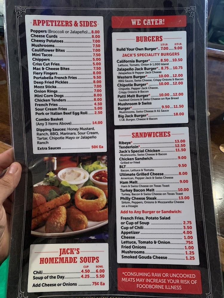Gentleman Jack's Pub and Grill Menu image 1